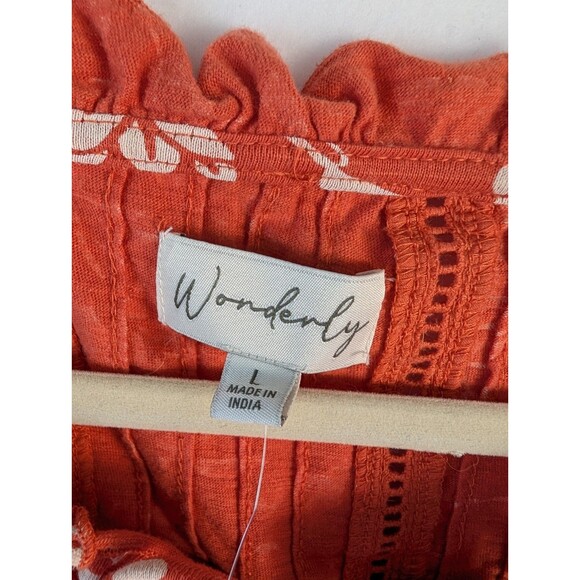 Wonderly Red Floral Blouse - Picture 5 of 7